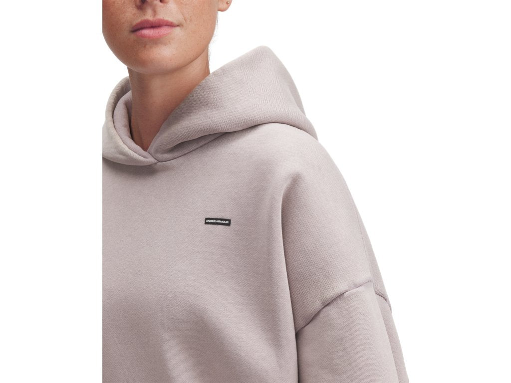 Under Armour Women's Icon Heavyweight Fleece Oversized Hoodie - Ultra-Soft Cotton Blend