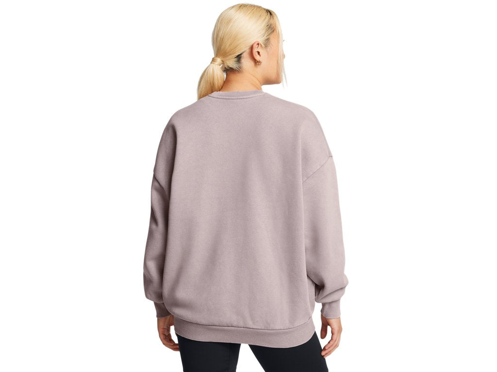 Under Armour Women's Icon Heavyweight Fleece Oversized Crew Apparel - Ultra-Soft Warmth