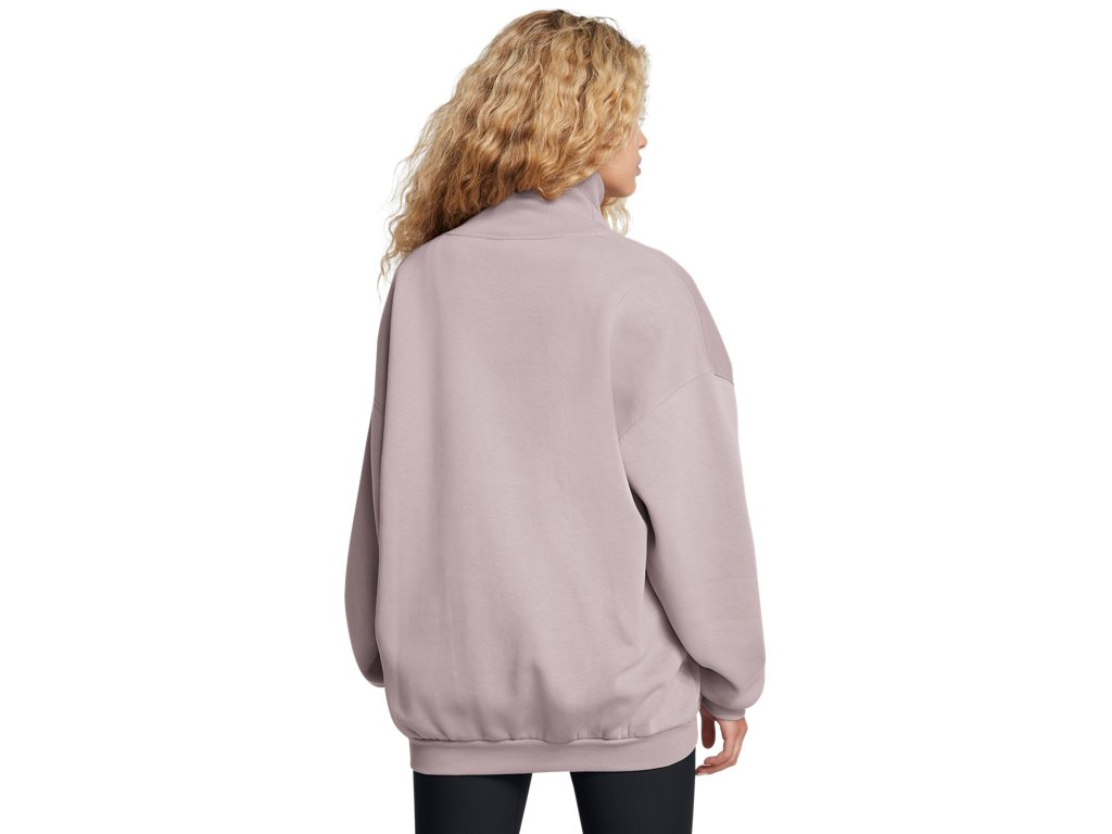 Under Armour Womens UA Icon Fleece Oversized Mock Crew - Ultra-Soft Mid-Weight Fleece