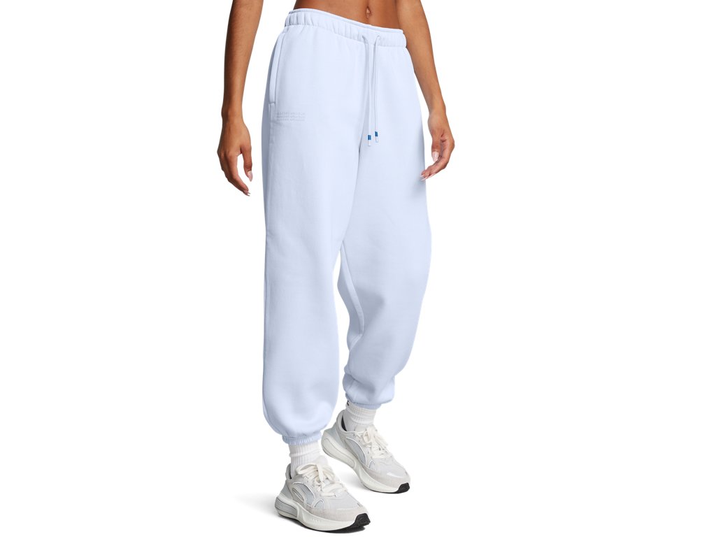 Under Armour Women's Icon Fleece Oversized Wordmark Pants - Ultra-Soft Mid-Weight Cotton-Blend Fleece