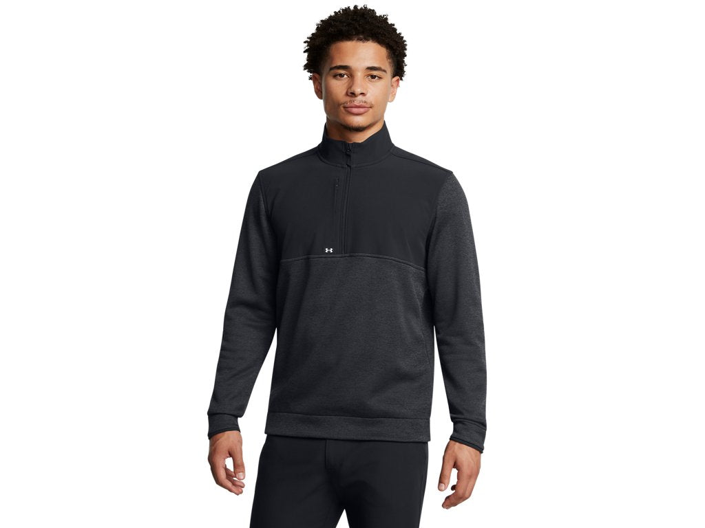 Under Armour Mens Drive Storm SweaterFleece Half Zip Apparel - Water Repellent