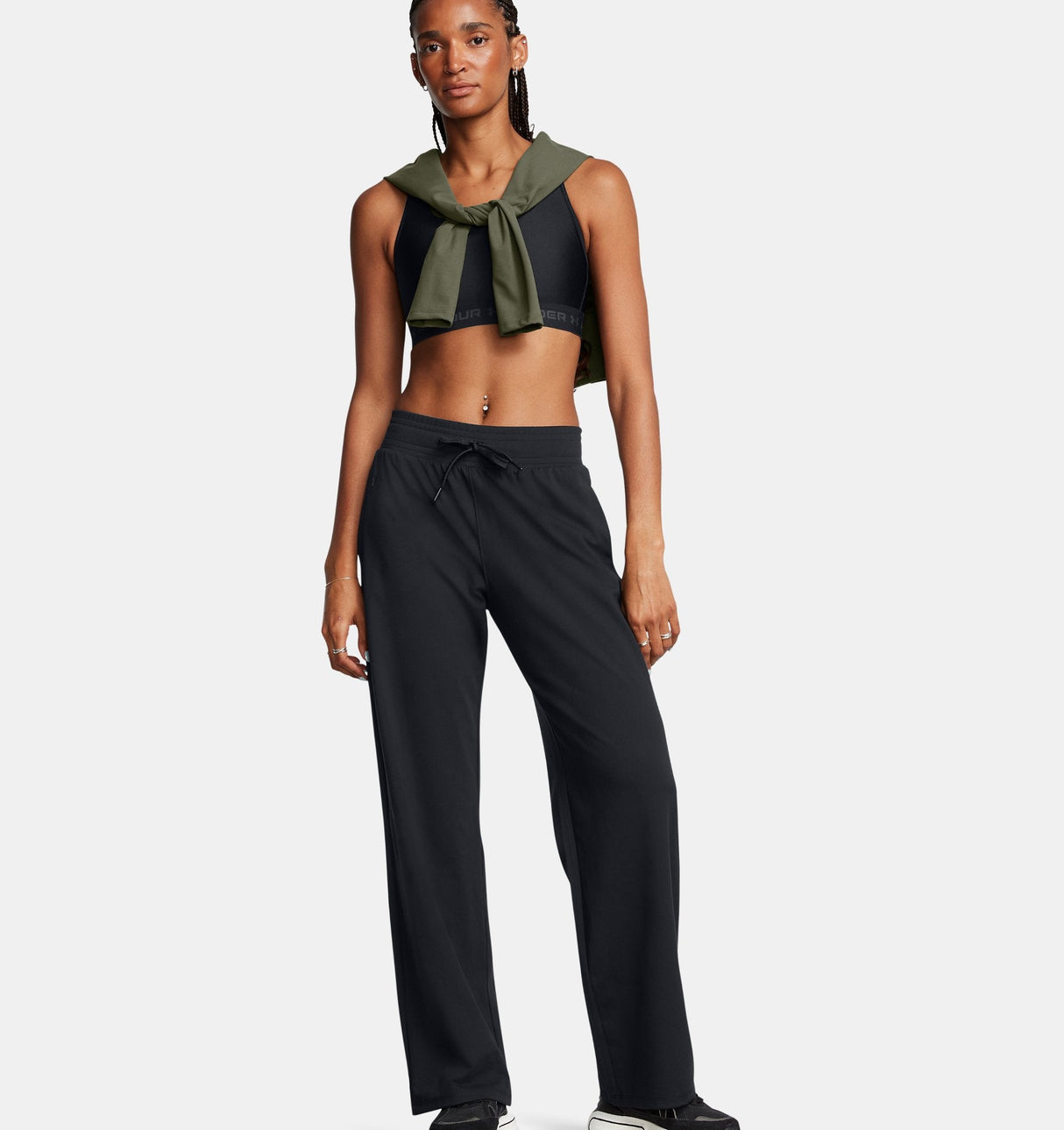 Under Armour Womens Essential Open Hem Pants - Sweat Wicking