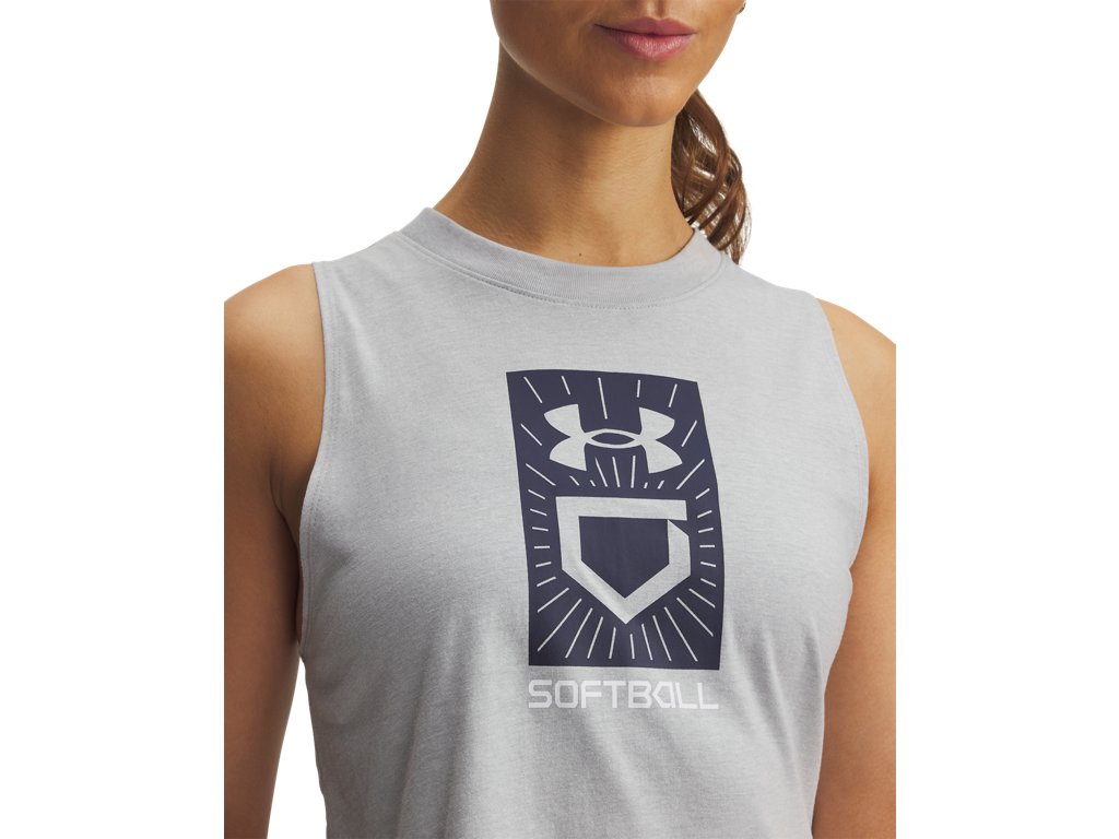 Under Armour Womens Softball Plate Tank Apparel - Full Range of Motion