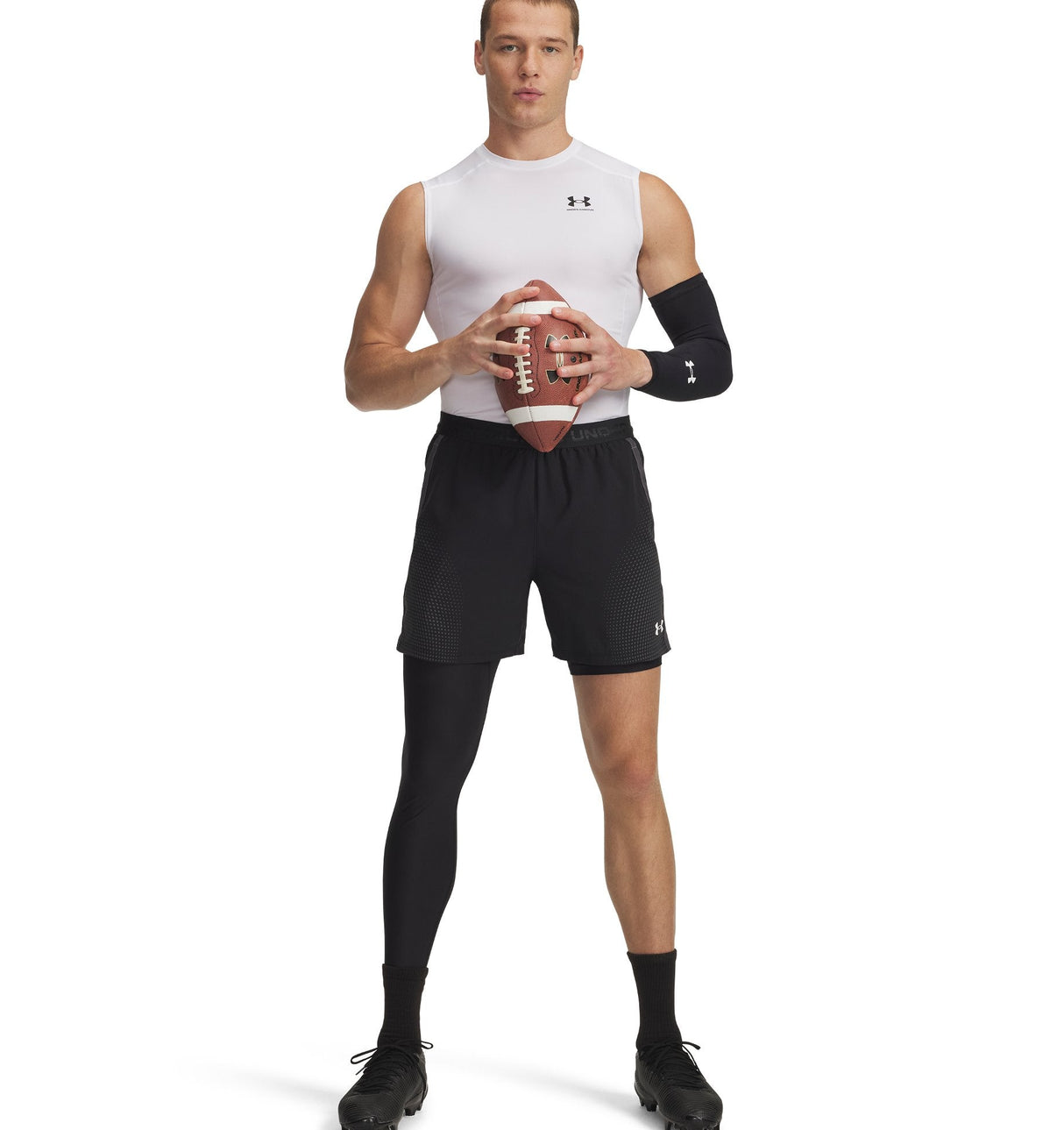 Under Armour Mens HeatGear Asymmetrical Right Leggings