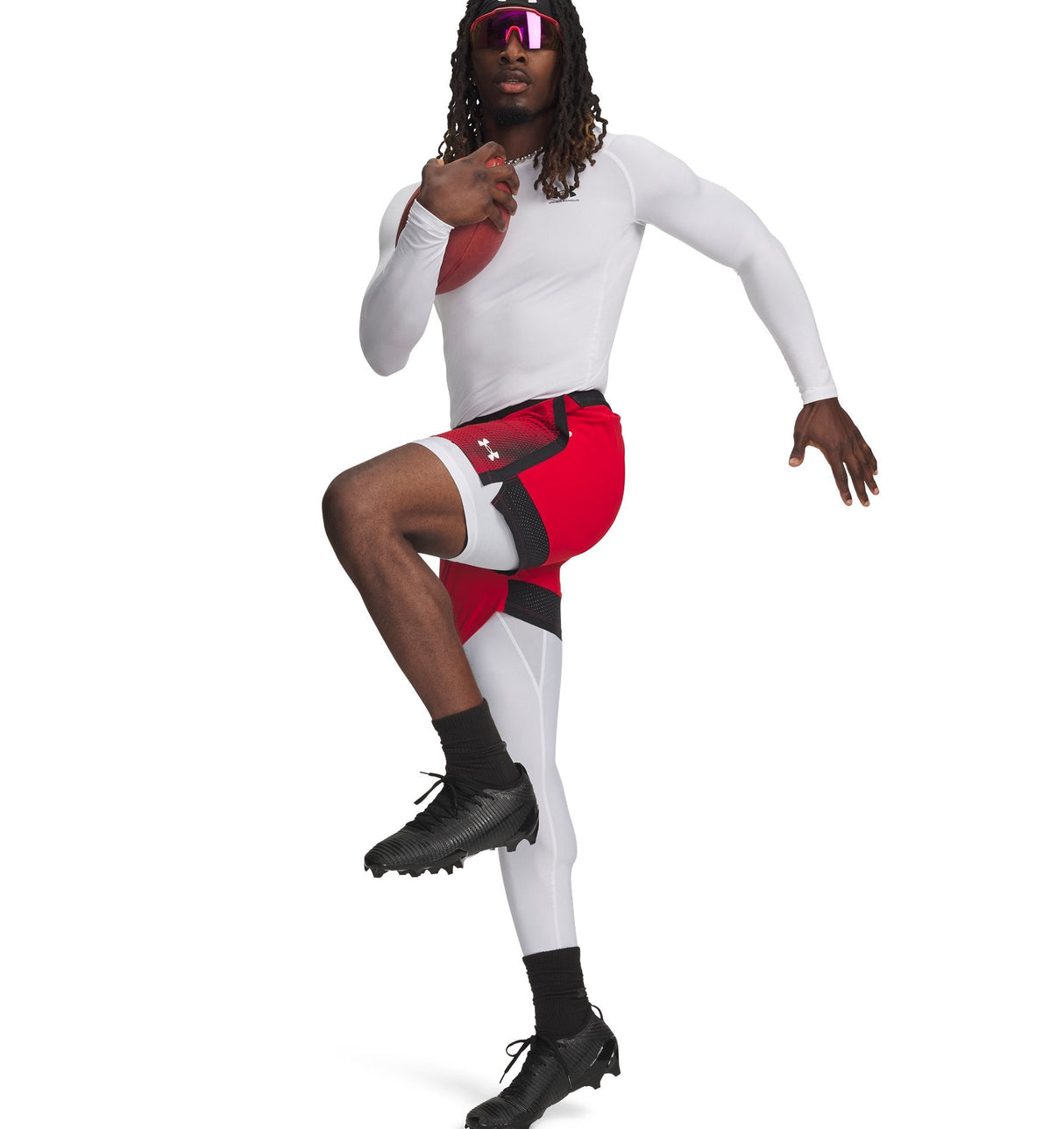 Under Armour Mens HeatGear Asymmetrical Right Leggings