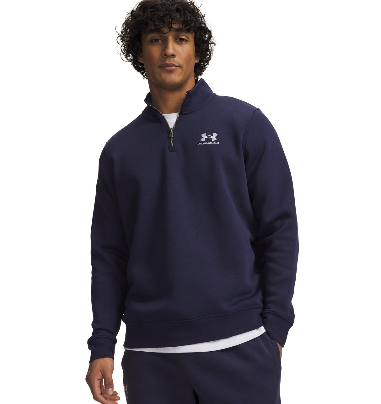 Under Armour Mens Icon Fleece Quarter Zip