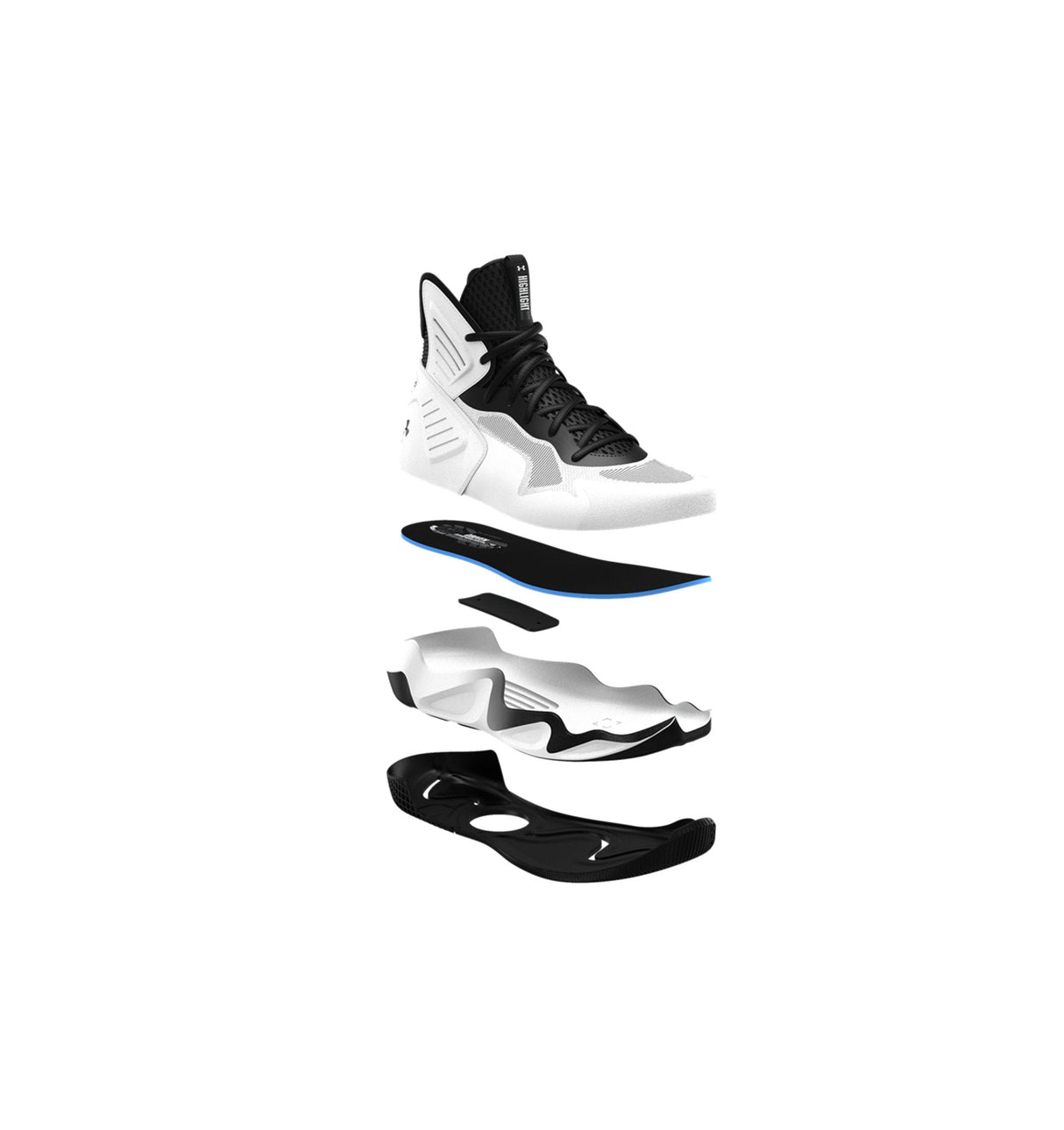 Under Armour Womens Highlight Ace 2 Court Shoes