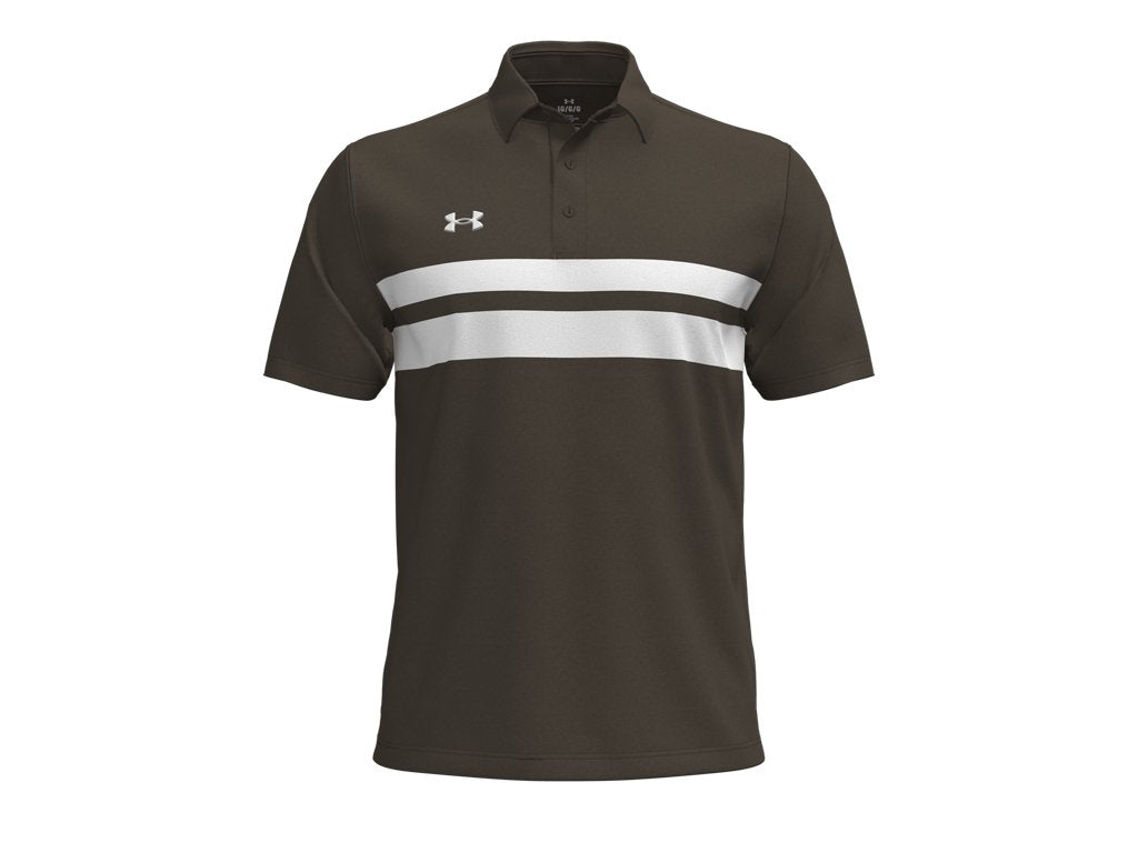 Under Armour Men's Drive Team Dual Stripe Polo Shirt - 4-Way Stretch Material