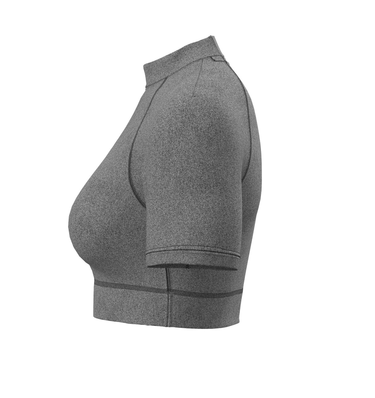 Under Armour Womens HeatGear Crop Mock Short Sleeve