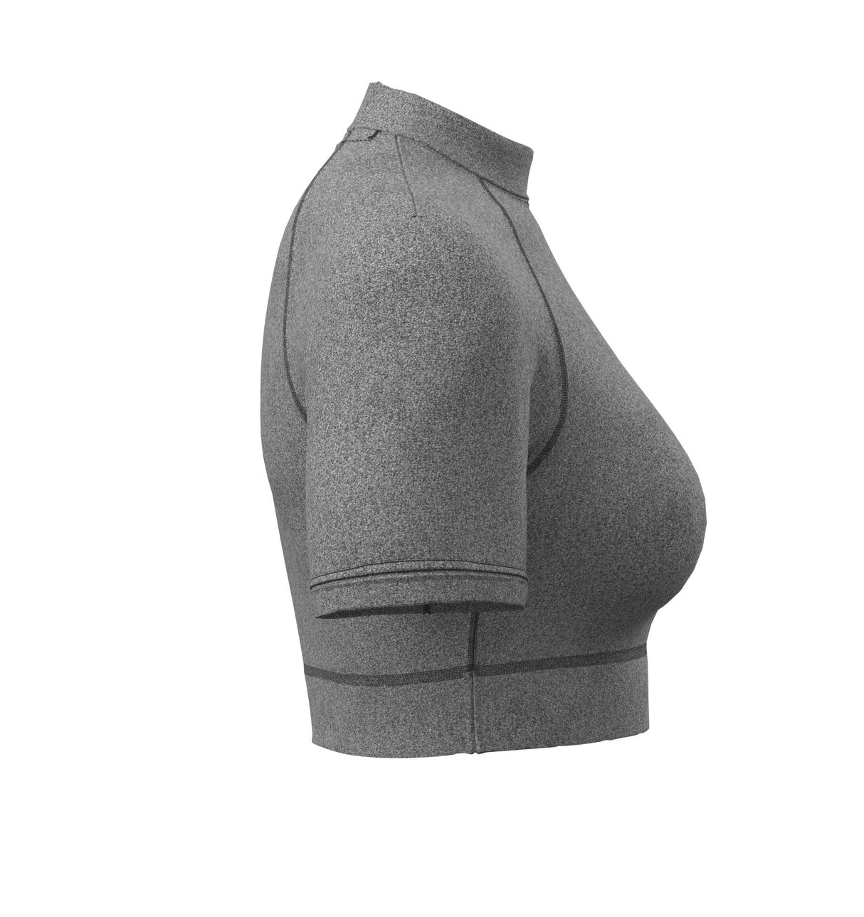 Under Armour Womens HeatGear Crop Mock Short Sleeve