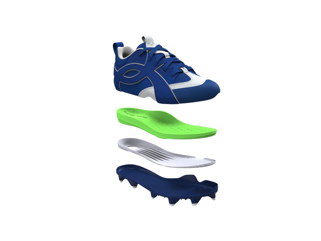 Under Armour Men's Yard Icon Turf Baseball Shoes - Charged Cushioning Technology