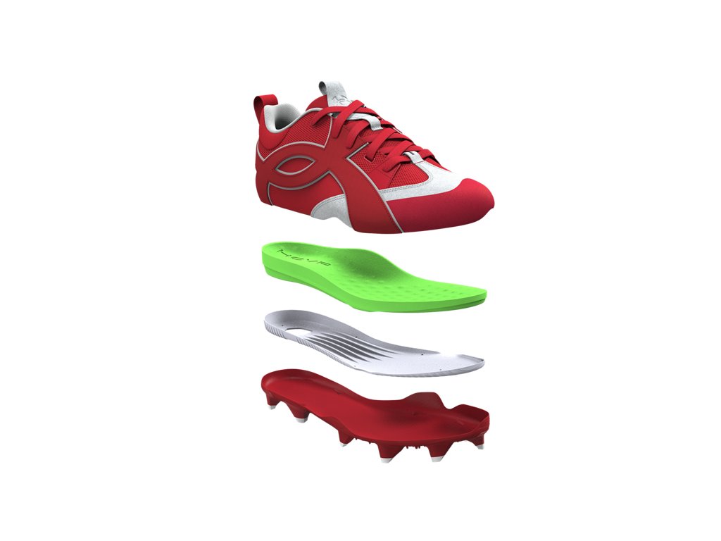 Under Armour Men's Yard Icon Turf Baseball Shoes - Charged Cushioning Technology
