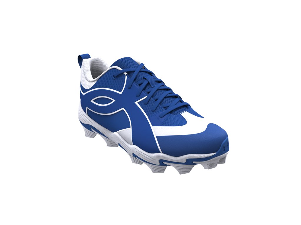 Under Armour Boys Leadoff Icon Low RM Jr Baseball Cleats - Breathable Synthetic Upper