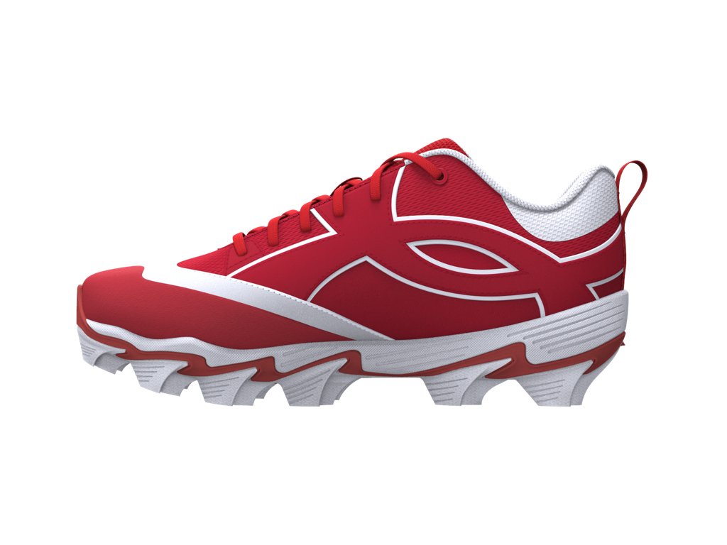 Under Armour Boys Leadoff Icon Low RM Jr Baseball Cleats - Breathable Synthetic Upper