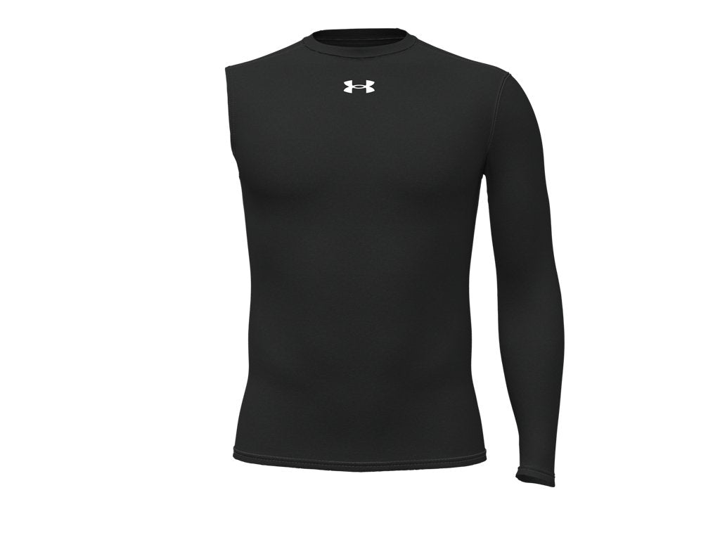 Under Armour Unisex HeatGear Asymmetrical Right Long Sleeve Top - Quick Drying