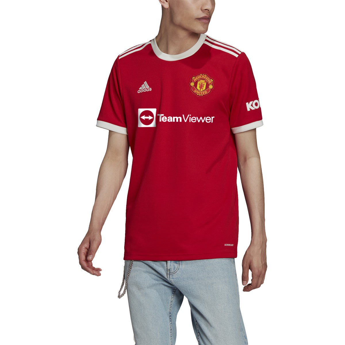 adidas 21-22 Manchester United Home Jersey - Mens Soccer