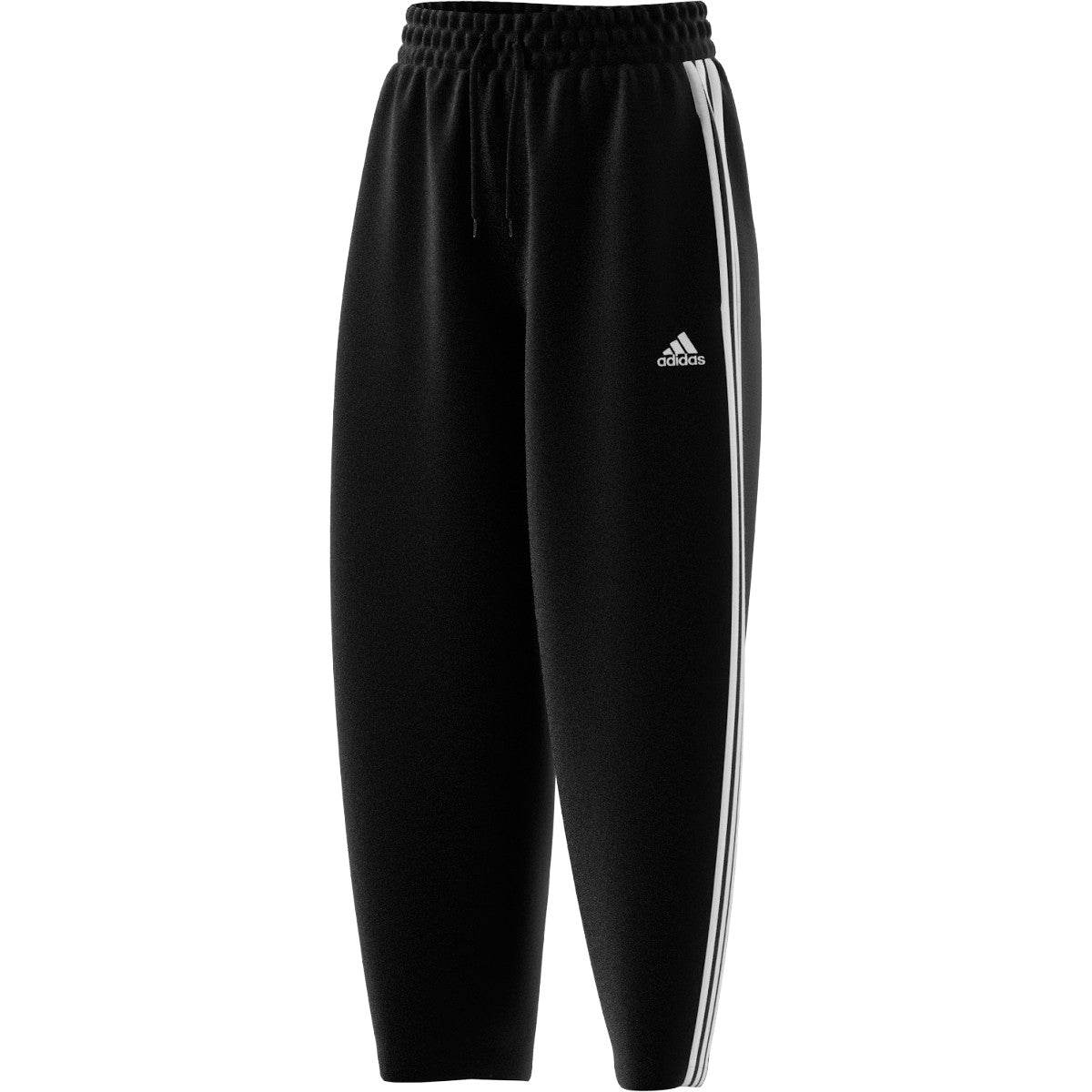 adidas 3 Stripe Fleece Open Hem Womens Pants