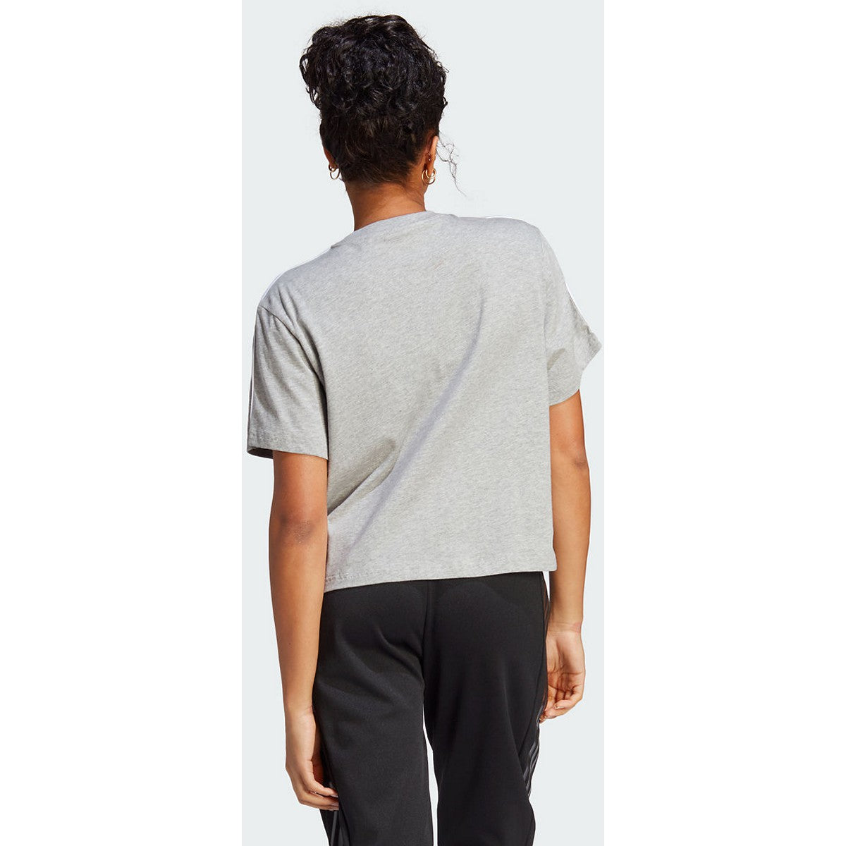 adidas 3 Stripe Womens Crop Top