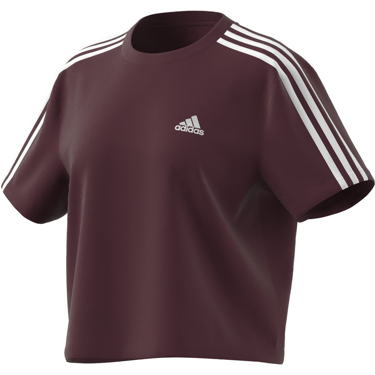adidas 3 Stripe Womens Crop Top