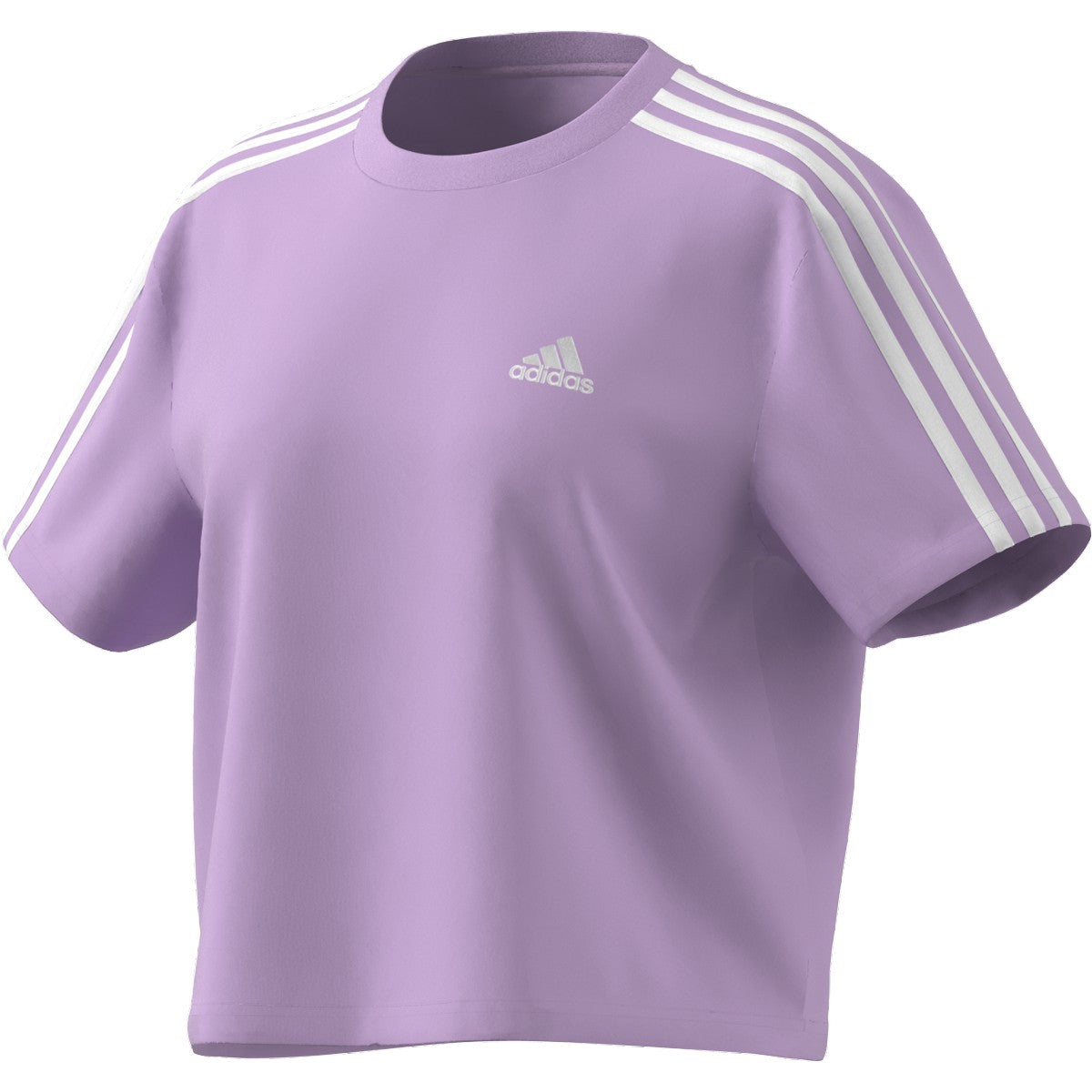 adidas 3 Stripe Womens Crop Top