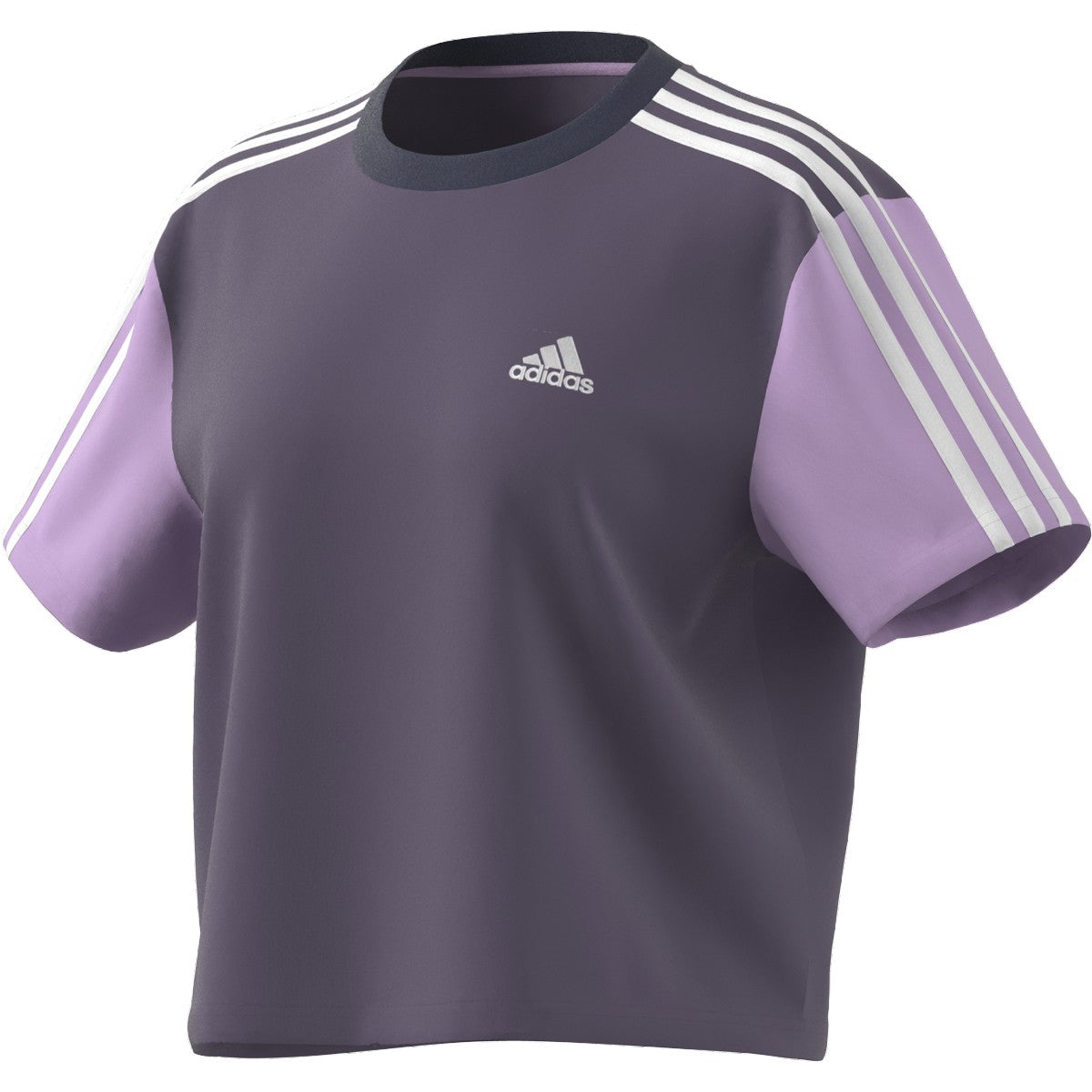 adidas 3 Stripe Womens Crop Top