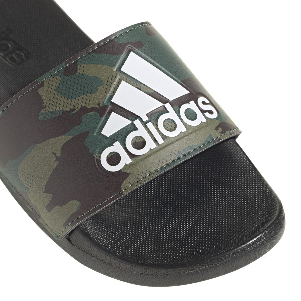adidas Adilette Comfort Kids Slides in Camo