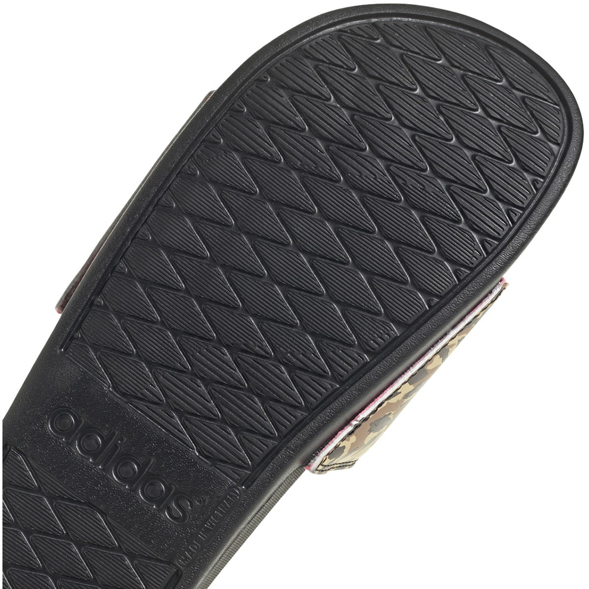 adidas Adilette Comfort Womens Slides with Cheetah Print