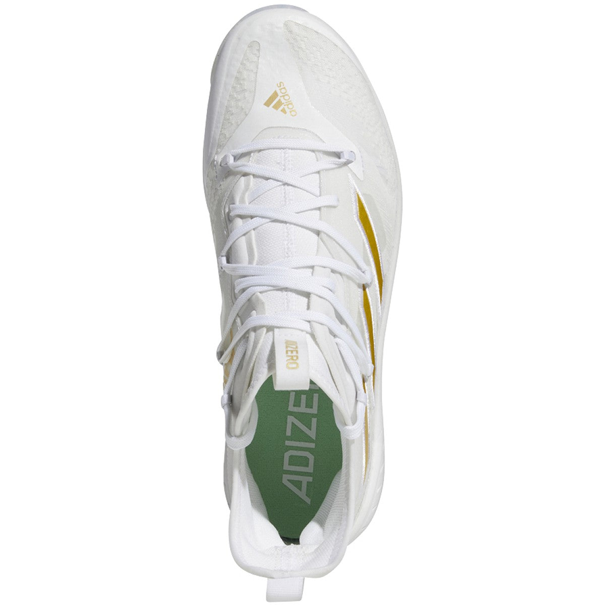 adidas Adizero Afterburner Mens Turf Baseball Shoes in White