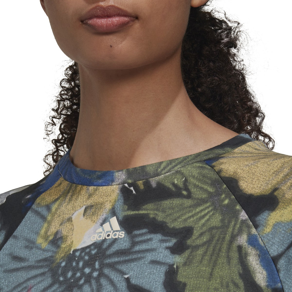 adidas All Over Print Womens Crop Tee