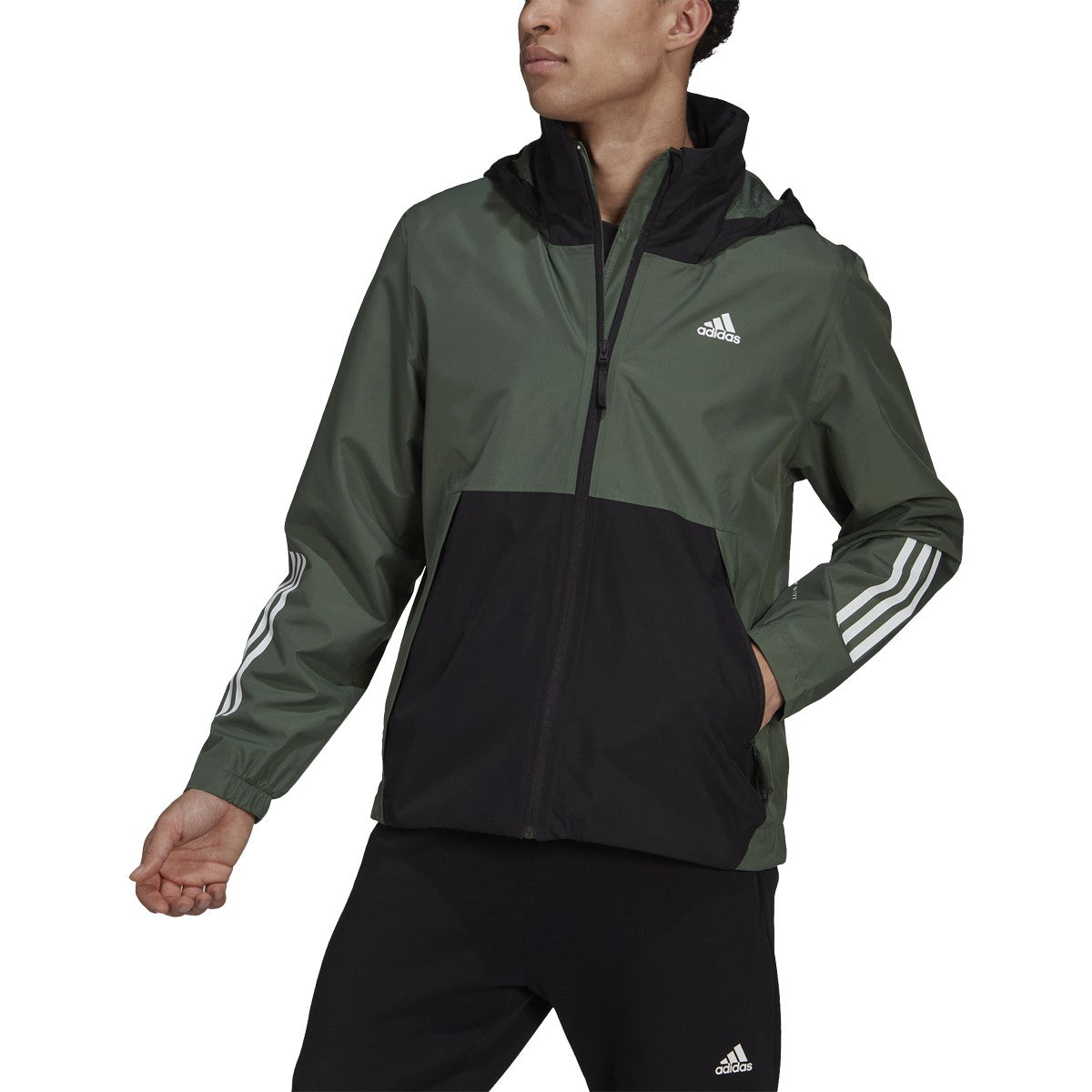 adidas BCS 3-Stripe Rain.Rdy Jacket - Mens Outdoor