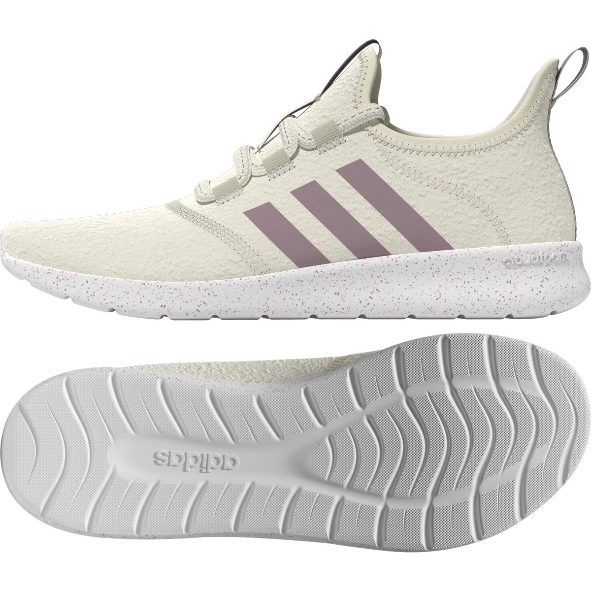 adidas Cloudfoam Pure 2.0 Womens Running Shoes in Chalk White