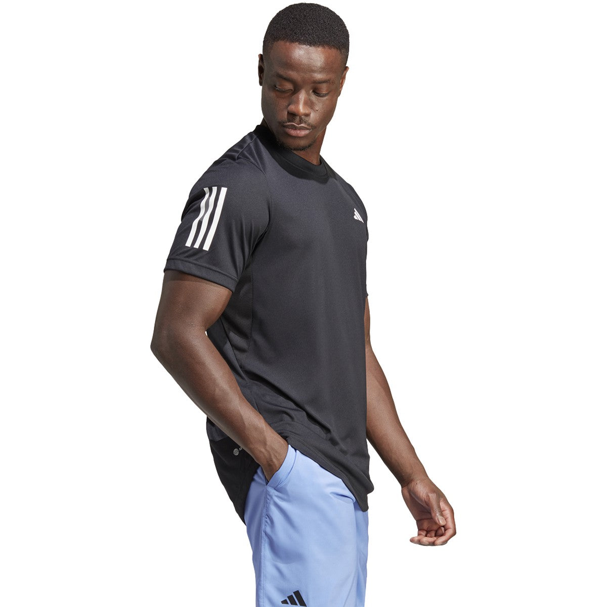 adidas Club 3-Stripe Mens Tennis T-Shirt