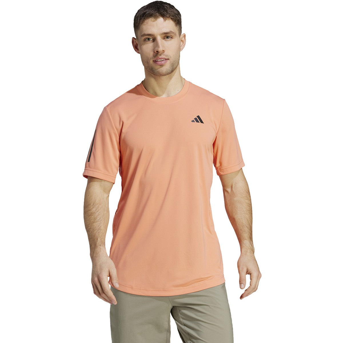 adidas Club 3-Stripe Mens Tennis T-Shirt