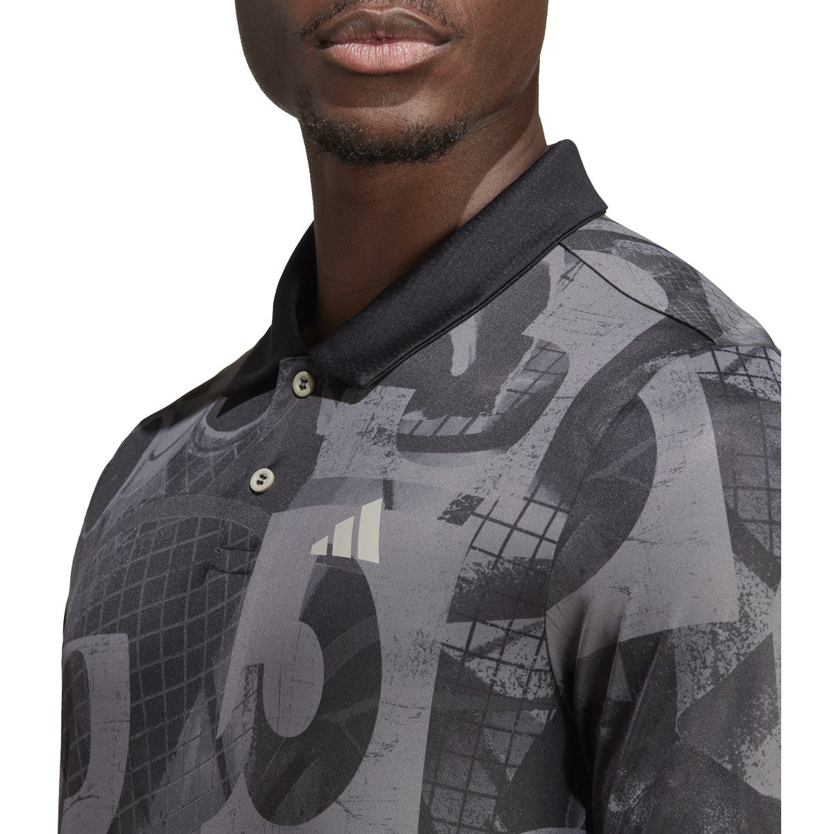 adidas Club Graphic Mens Tennis Polo Shirt