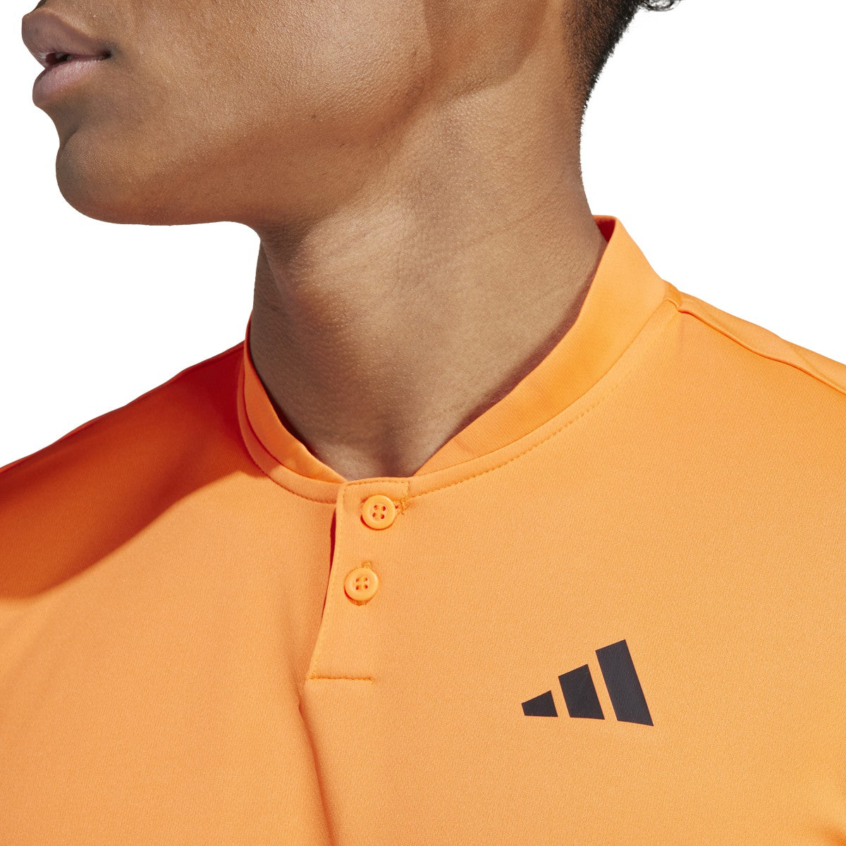 adidas Club Tennis Mens Henley Short Sleeve Shirt