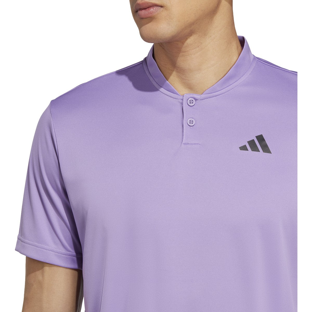 adidas Club Tennis Mens Henley Short Sleeve Shirt