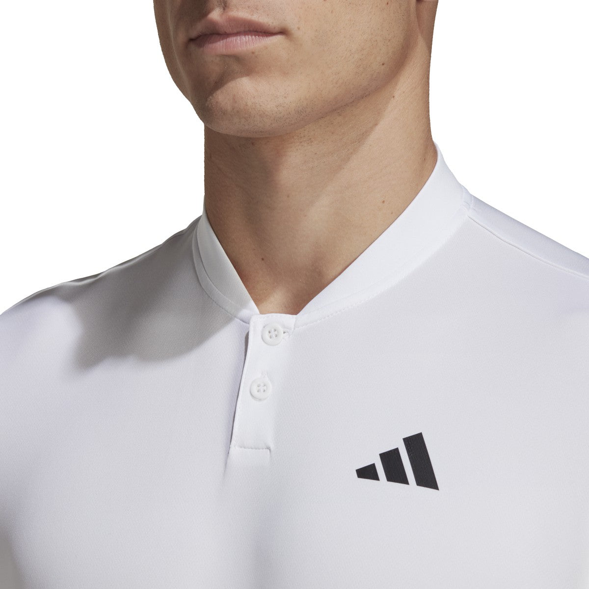 adidas Club Tennis Mens Henley Short Sleeve Shirt