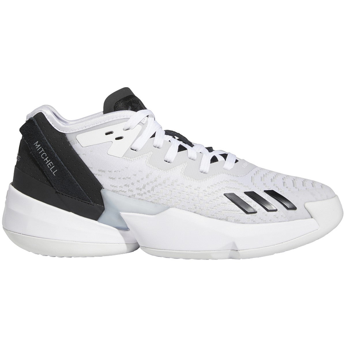 adidas Donovan Mitchell - Mens D.O.N. Issue 4 Basketball Shoes in White