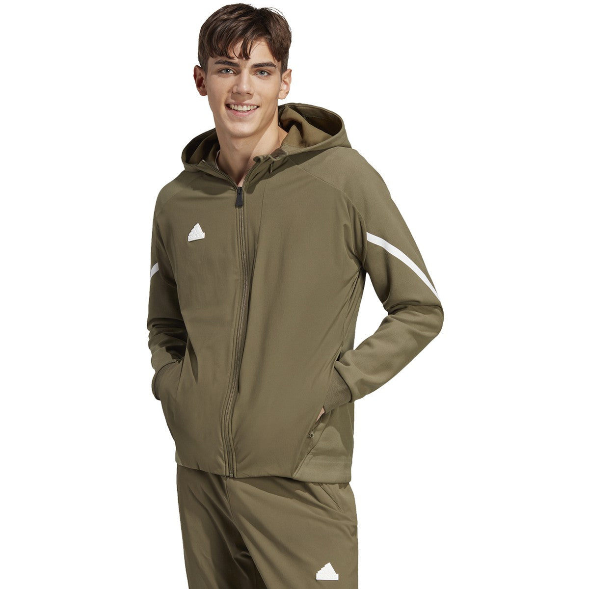 adidas Designed 4 Gameday Full Zip Mens Hoodie