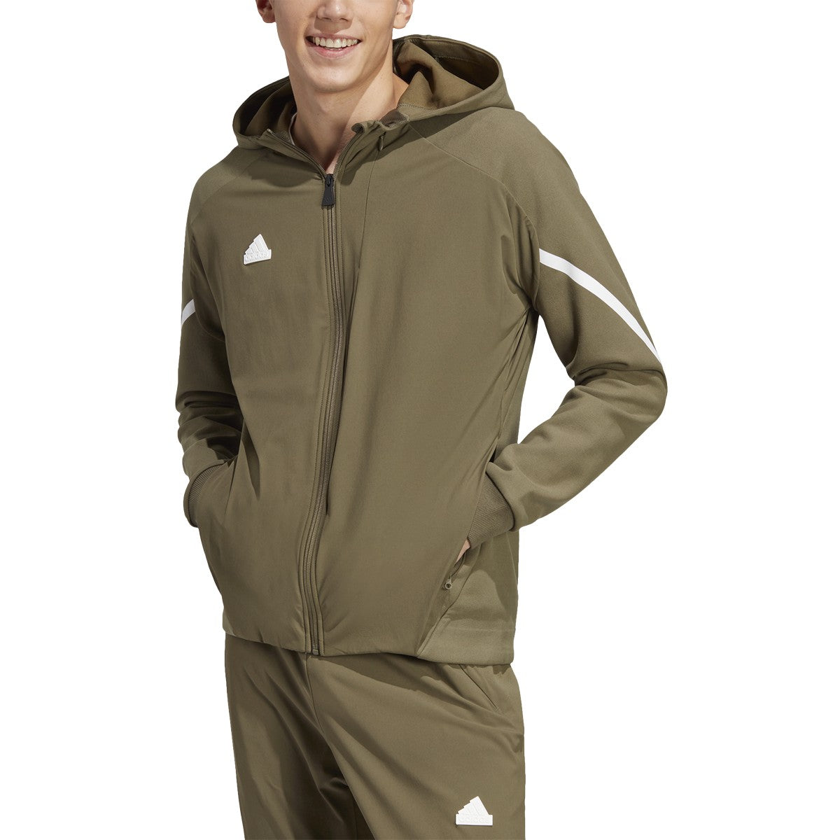 adidas Designed 4 Gameday Full Zip Mens Hoodie