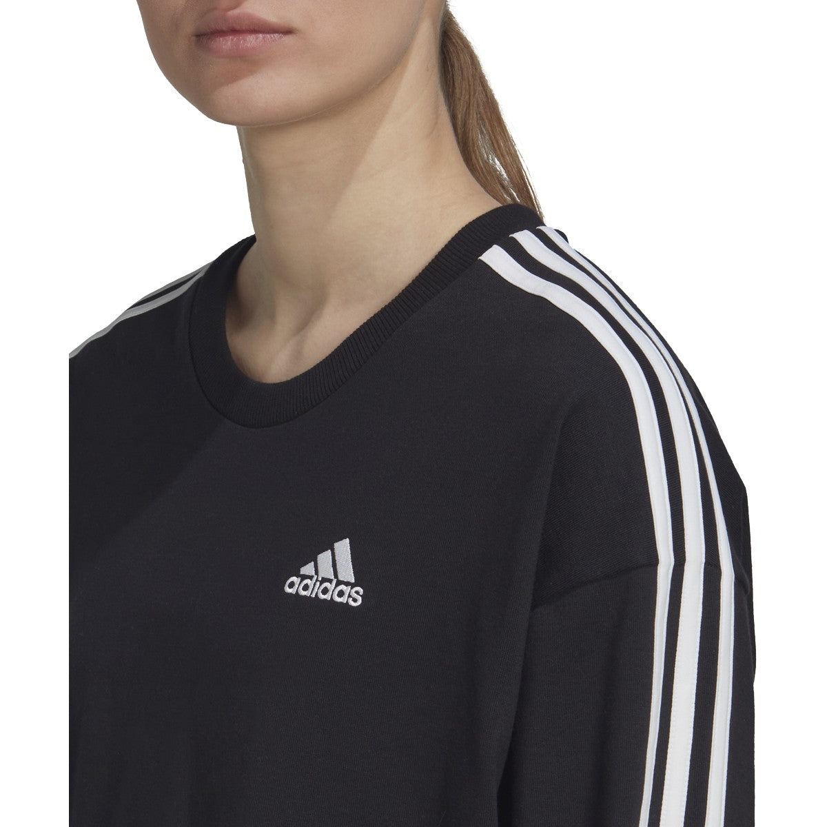 adidas Essentials 3-Stripe Crew Womens Dress