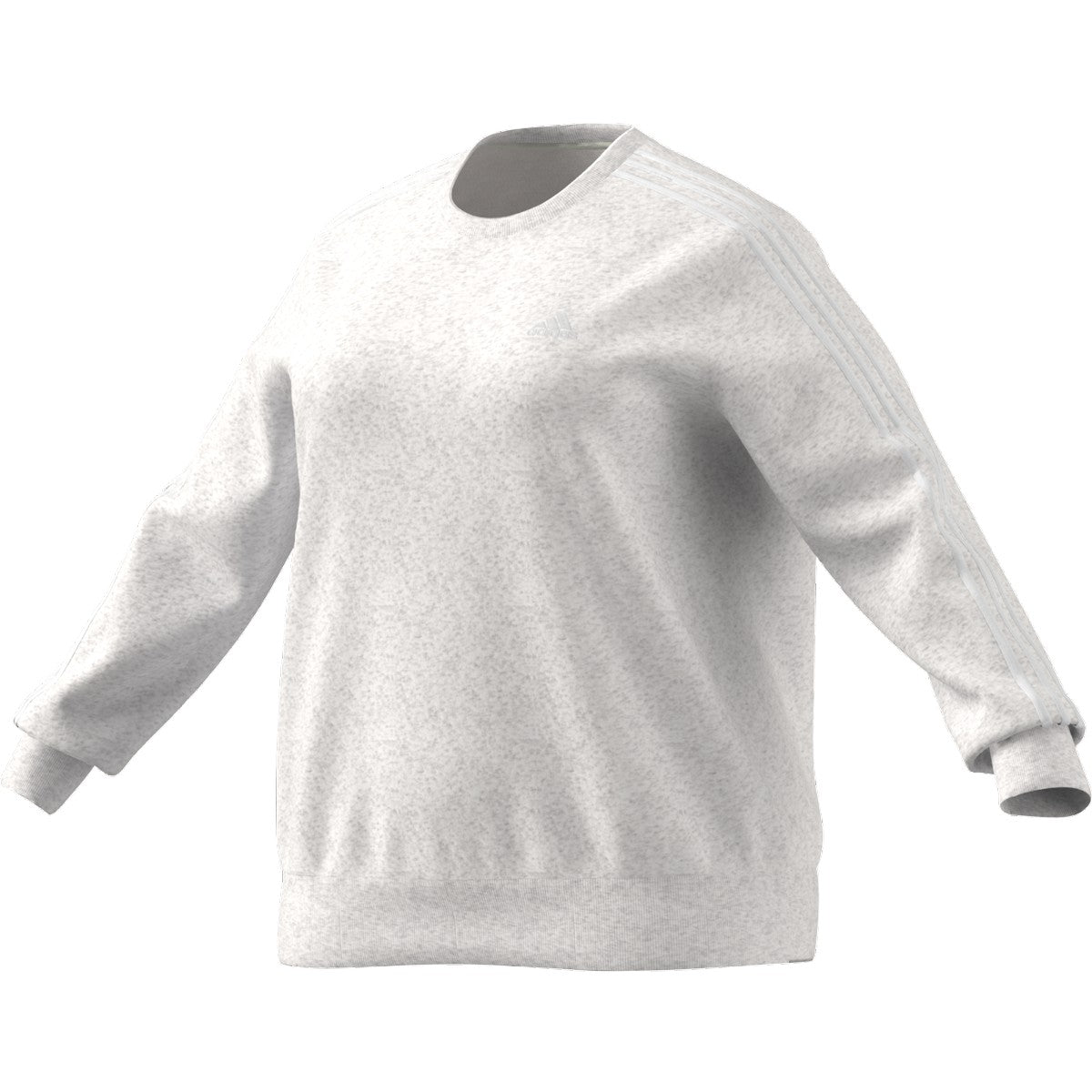 adidas Essentials 3-Stripes Fleece Plus Size Womens Sweatshirt