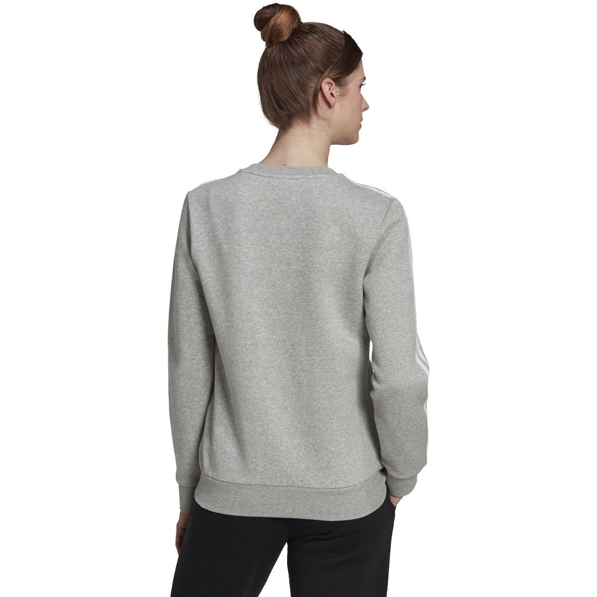 adidas Essentials 3-Stripes Womens Fleece Sweatshirt