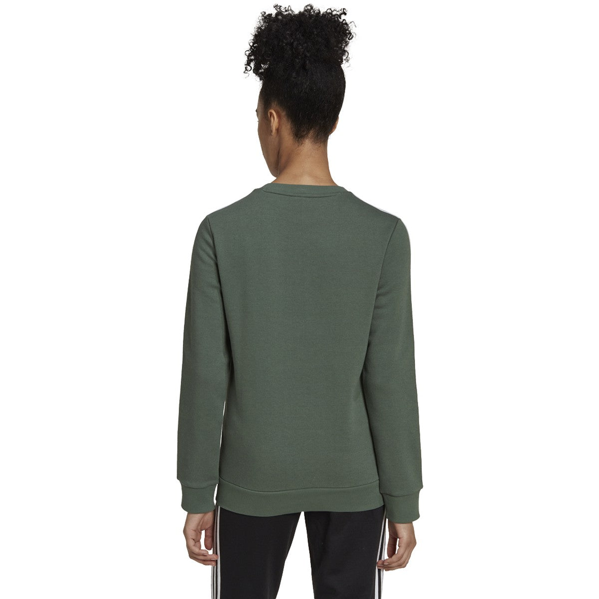 adidas Essentials 3-Stripes Womens Fleece Sweatshirt