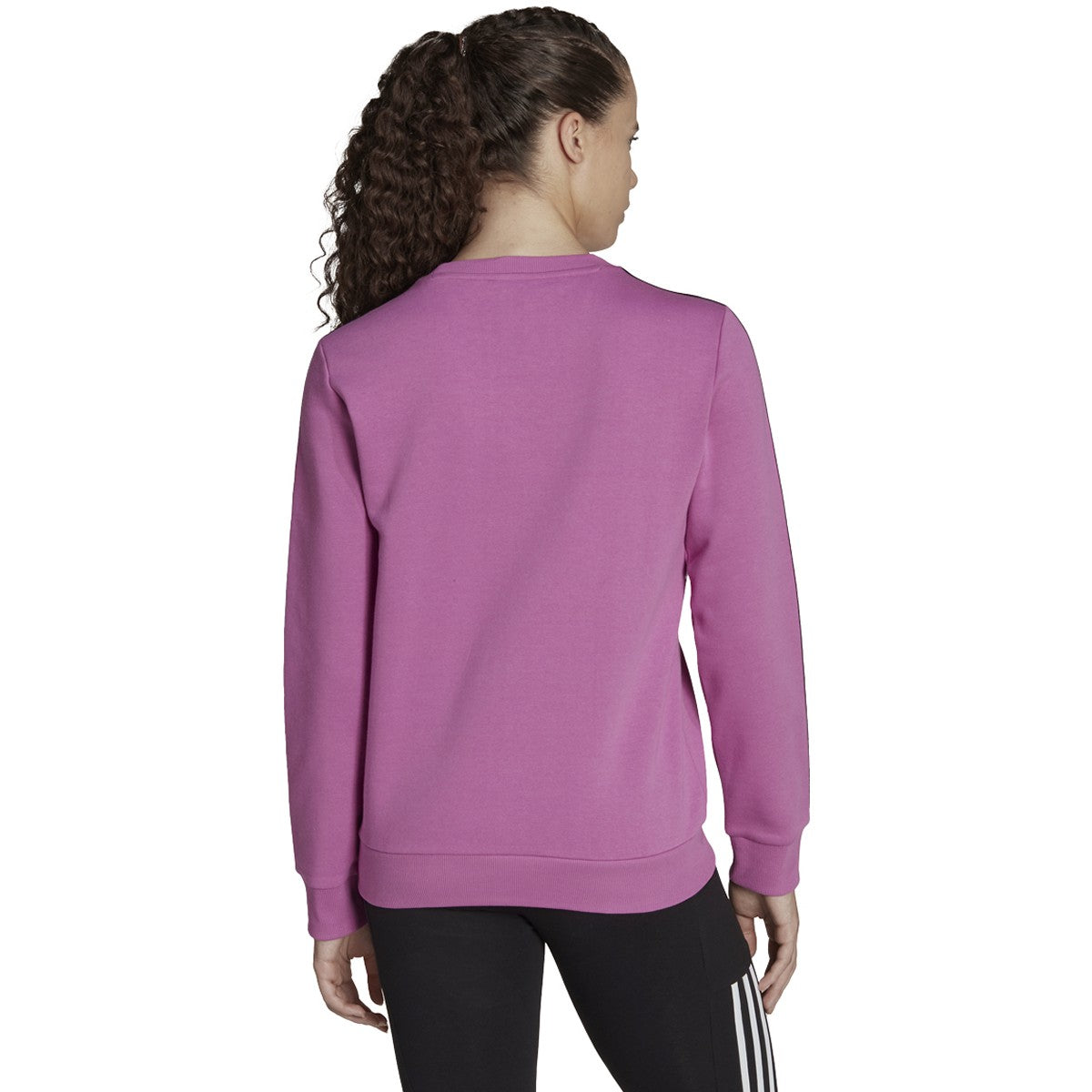 adidas Essentials 3-Stripes Womens Fleece Sweatshirt