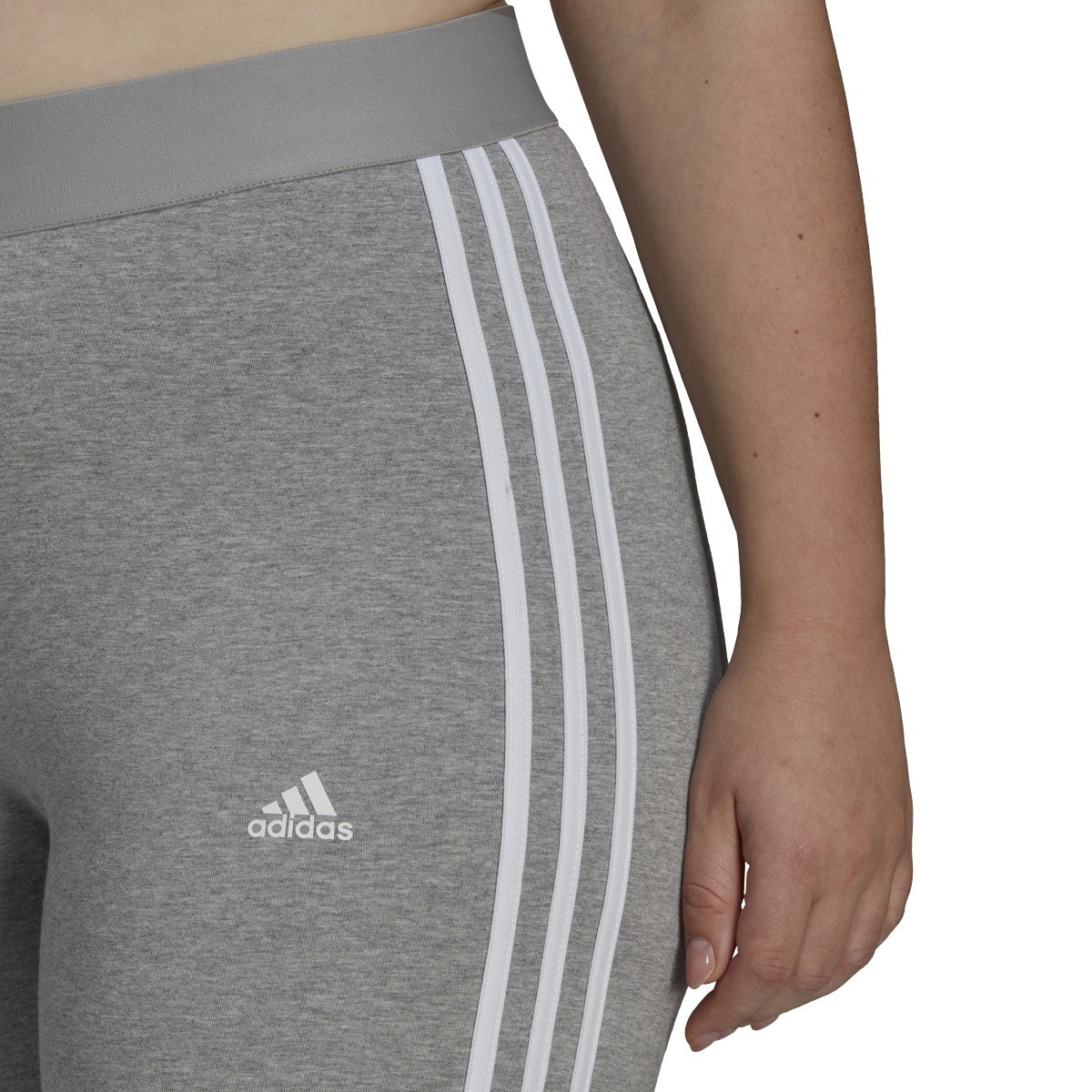 adidas Essentials Womens Plus Size Leggings with Side Stripes