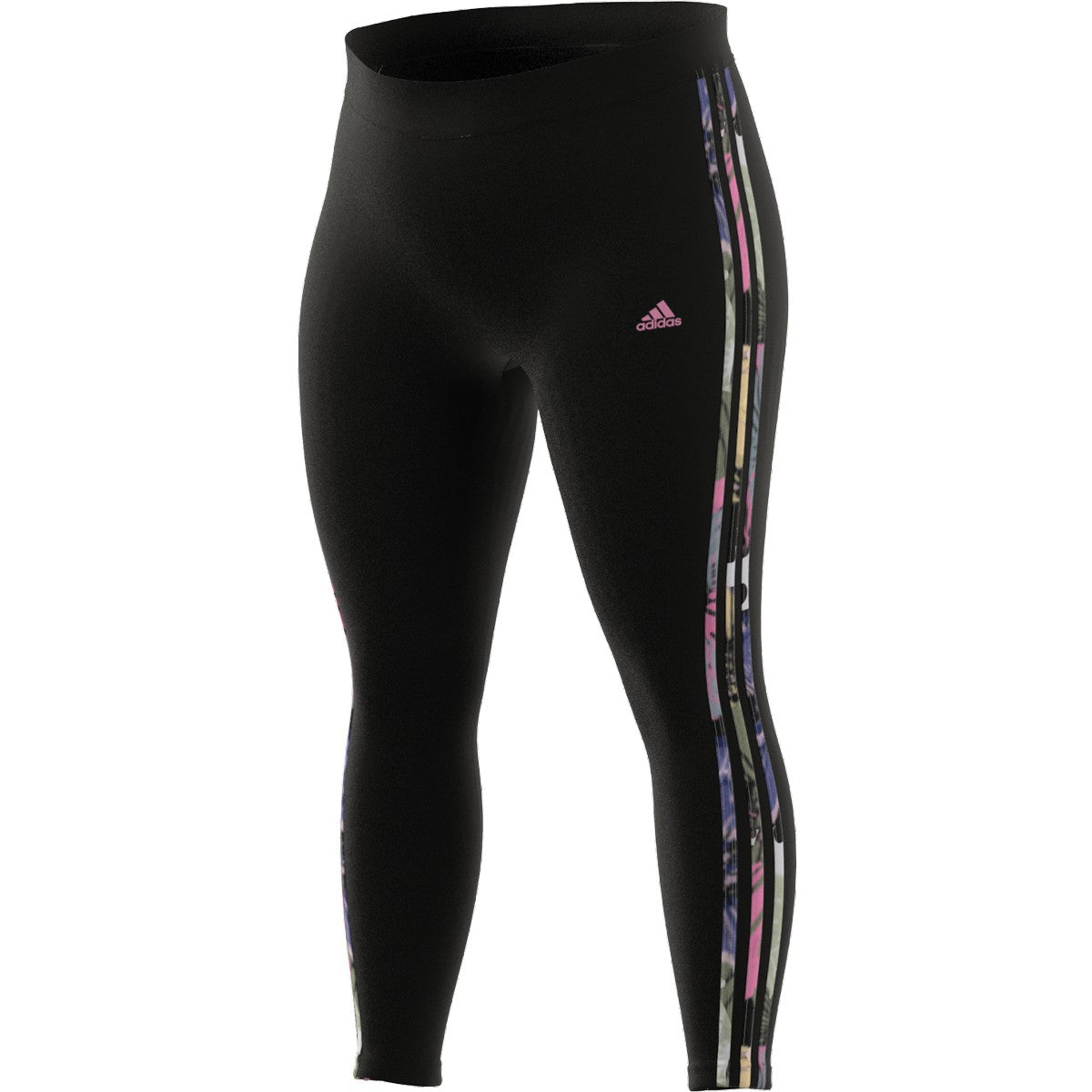 adidas Essentials Womens Plus Size Leggings with Side Stripes