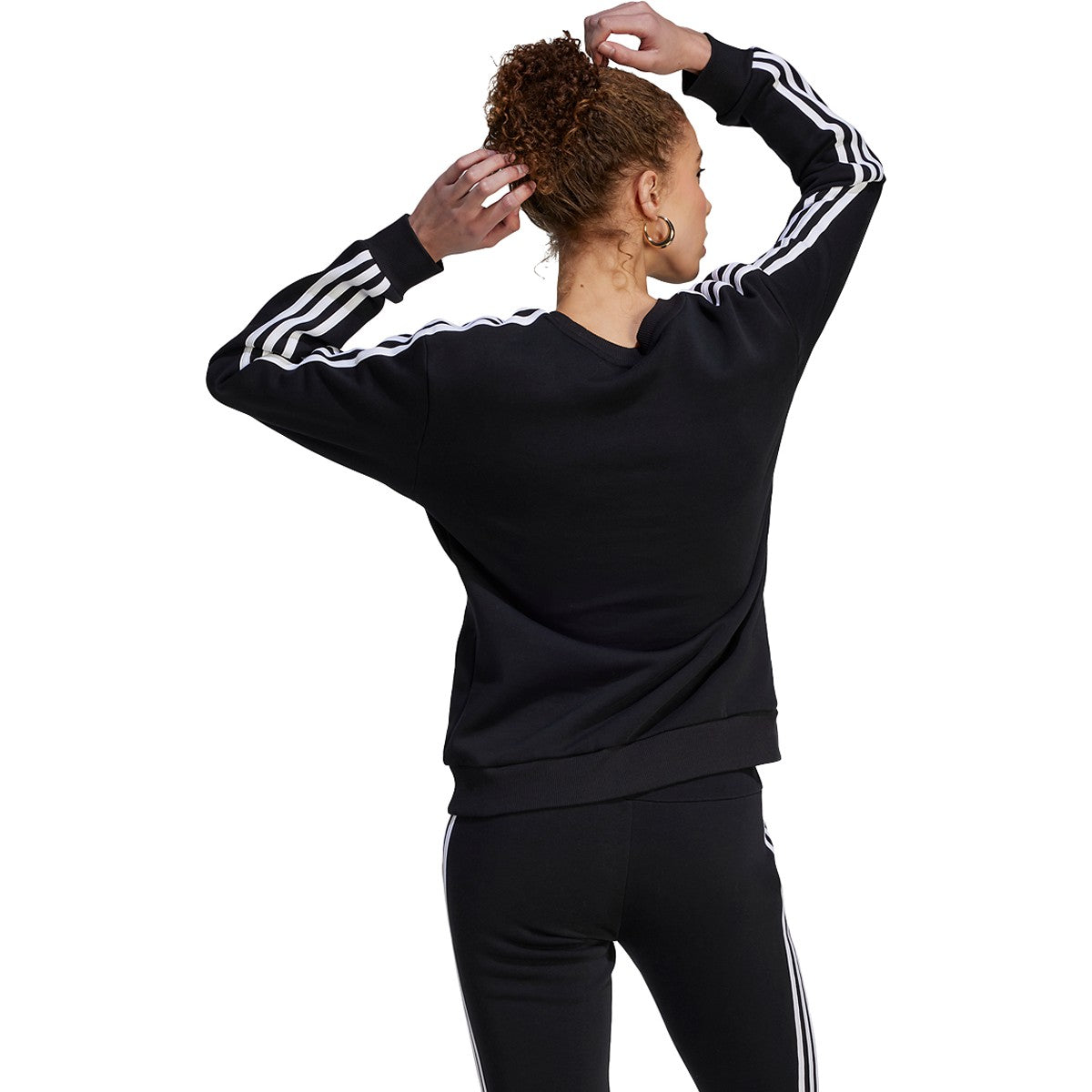 adidas Essentials 3 Stripes Fleece Womens Sweatshirt