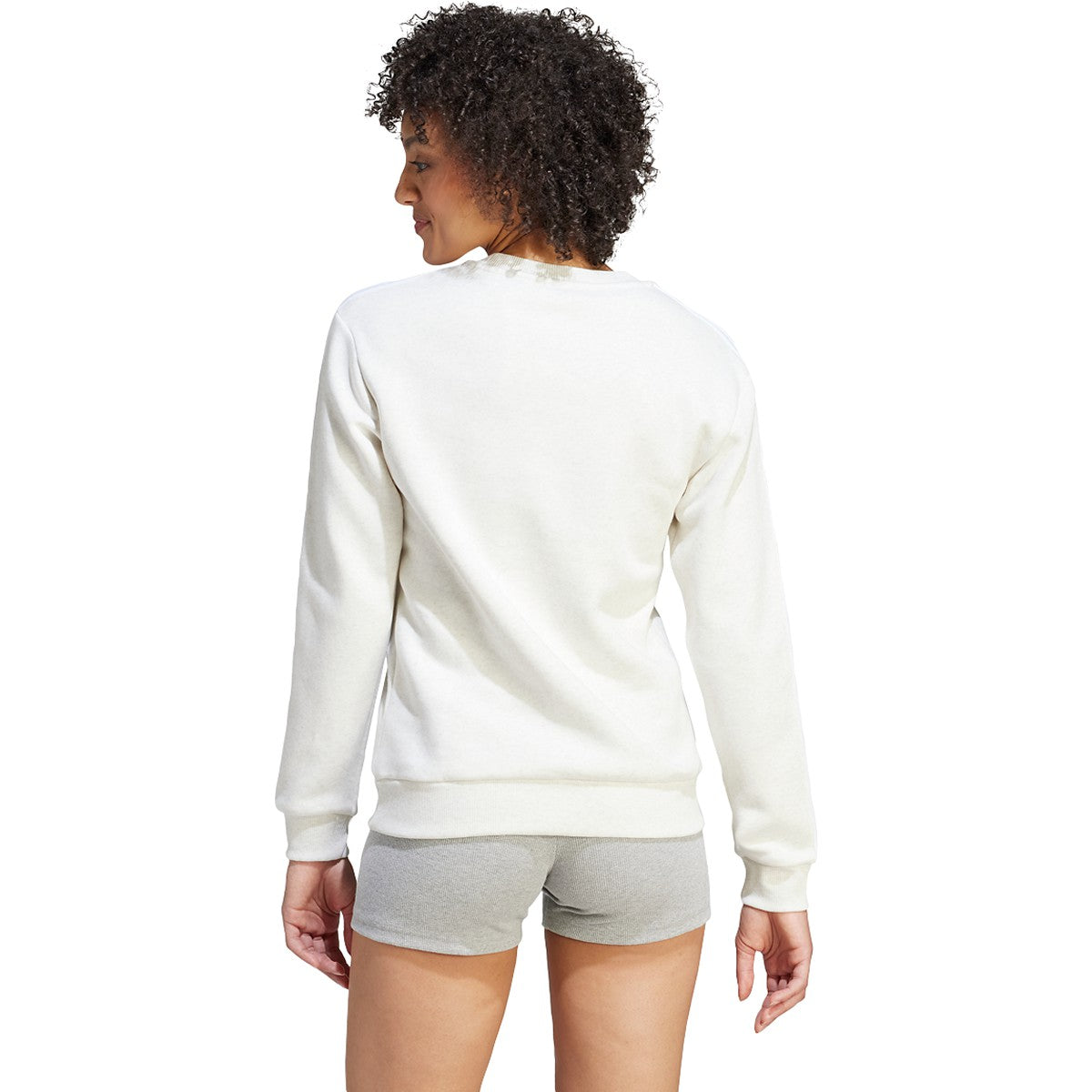 adidas Essentials 3 Stripes Fleece Womens Sweatshirt