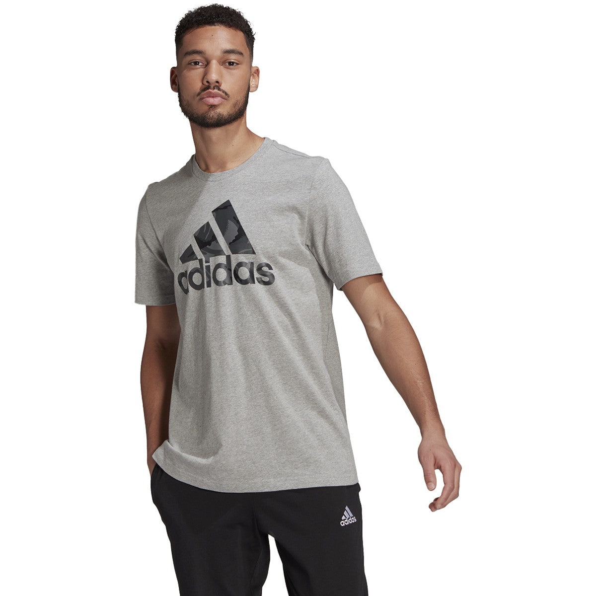 adidas Essentials Camouflage Print Tee - Mens Casual